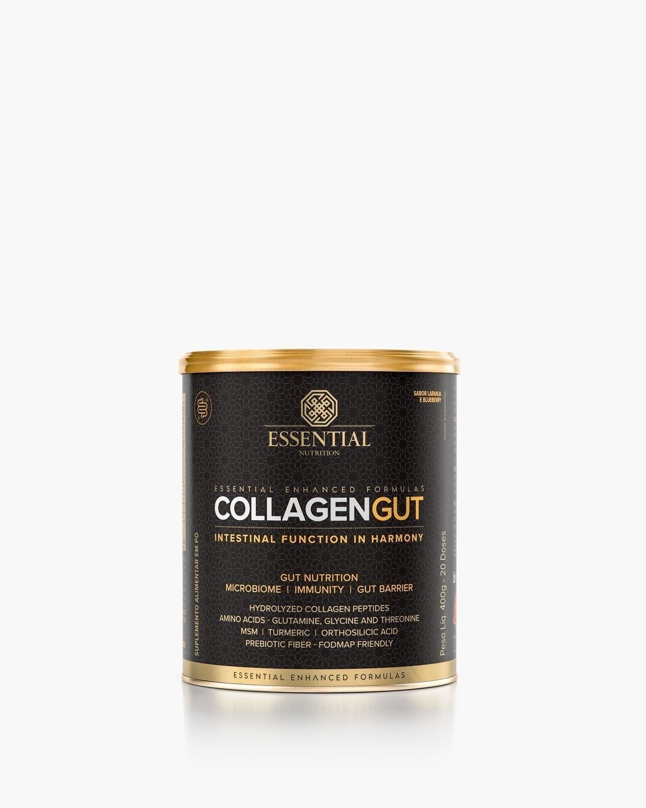 Collagen Gut Laranja e Blueberry Lata 400g | 20 doses