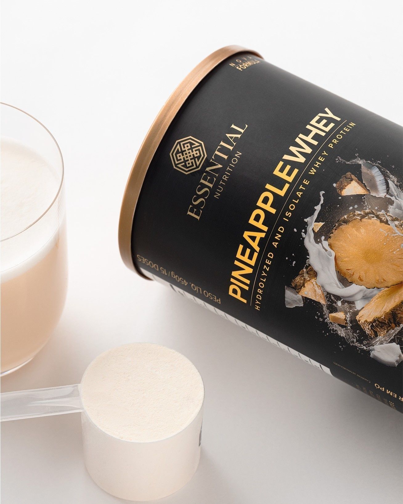 Pineapple Whey Lata | 15 doses