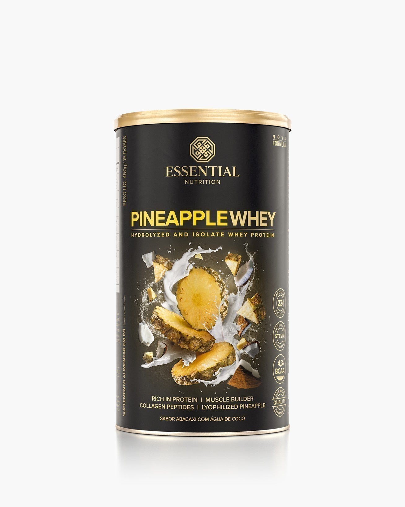 Pineapple Whey Lata | 15 doses