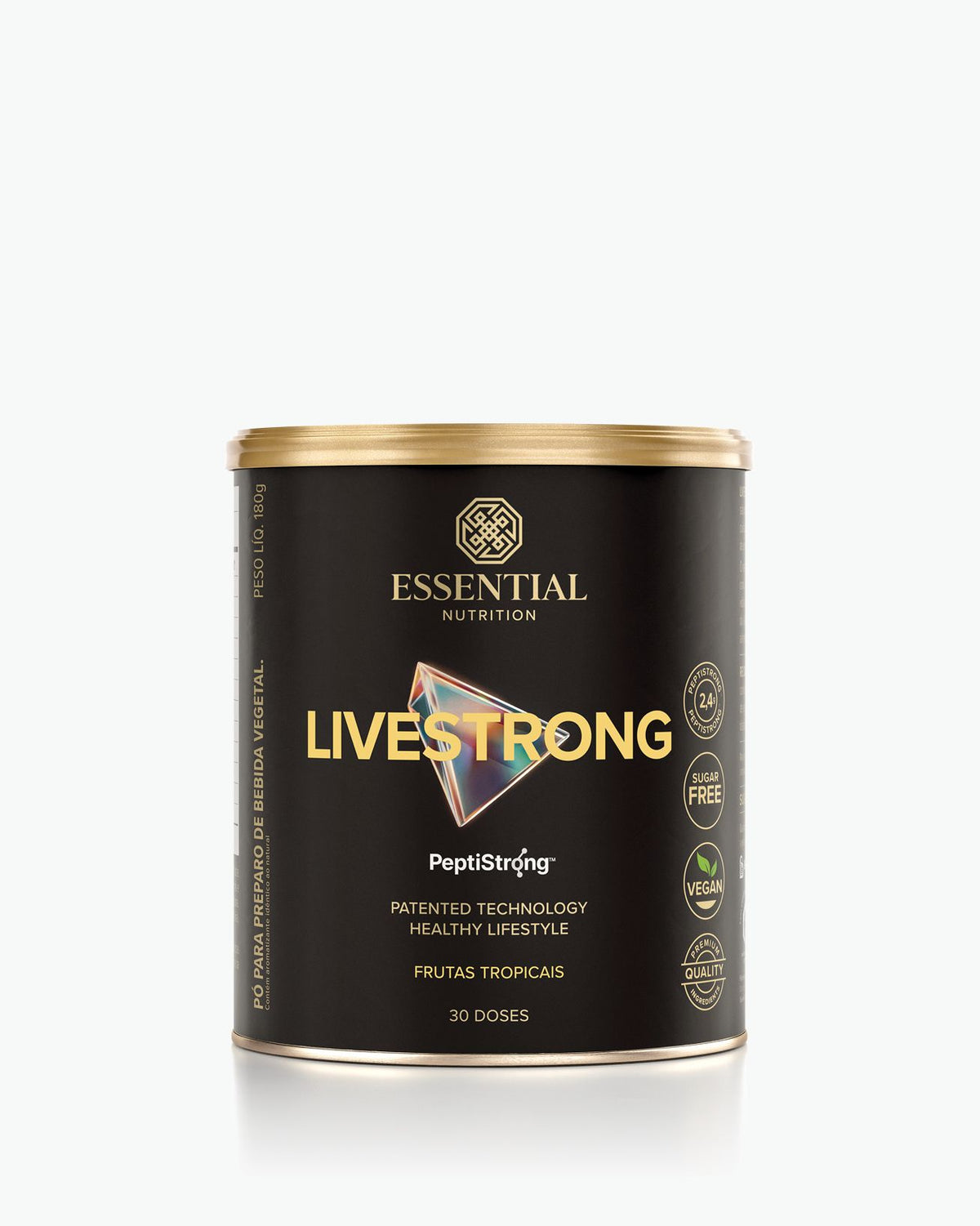 LiveStrong Frutas Tropicais Lata 180g | 30 doses