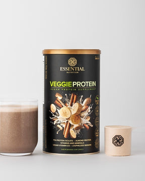 Veggie Protein Banana com canela