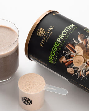 Veggie Protein Banana com canela