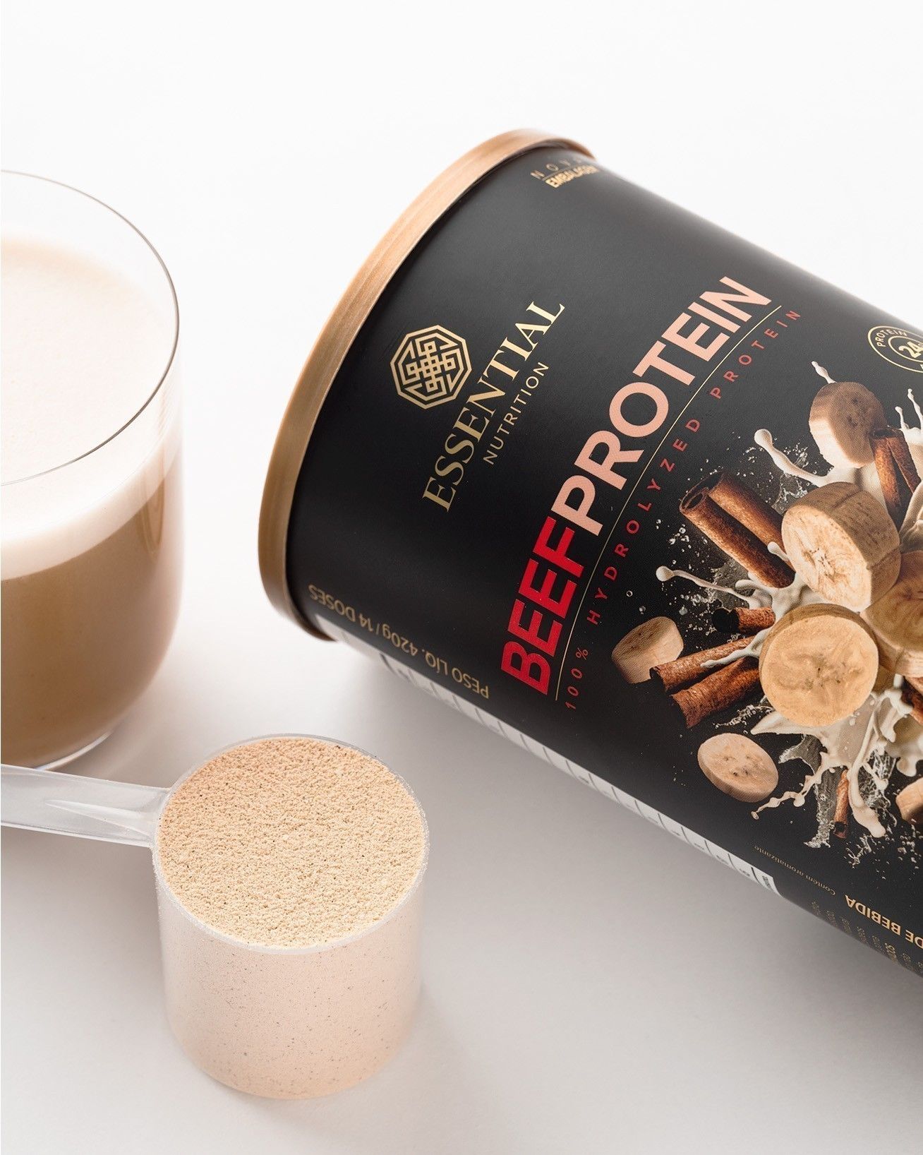 Beef Protein Banana com Canela Lata | 14 doses