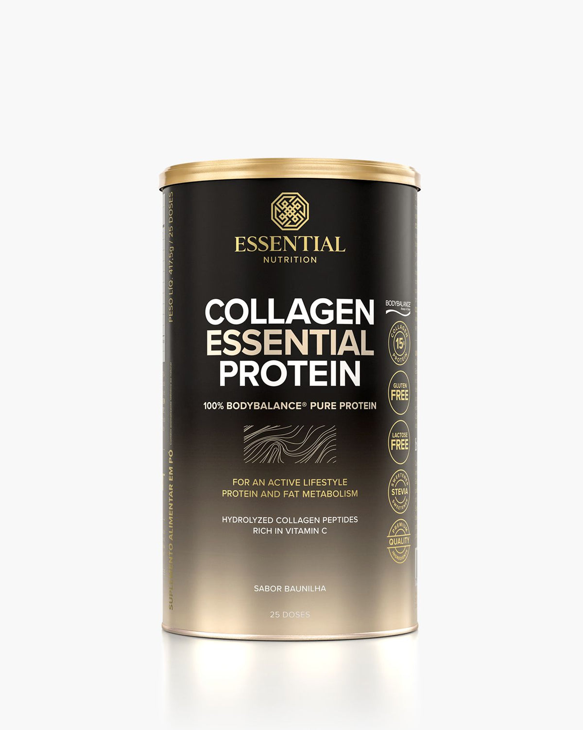 Collagen Essential Protein Baunilha Lata 417,5g | 25 doses