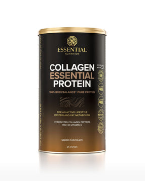 Collagen Essential Protein Chocolate Lata 510g | 25 doses