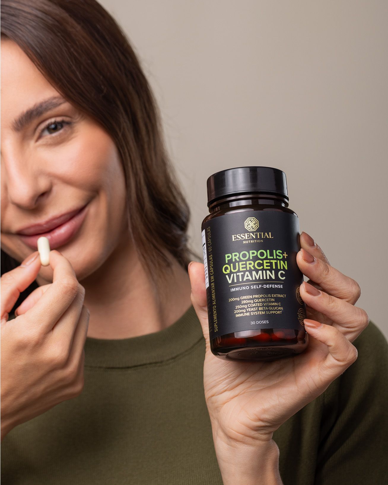 Propolis + Quercetin + Vitamin C 60 caps | 30 doses